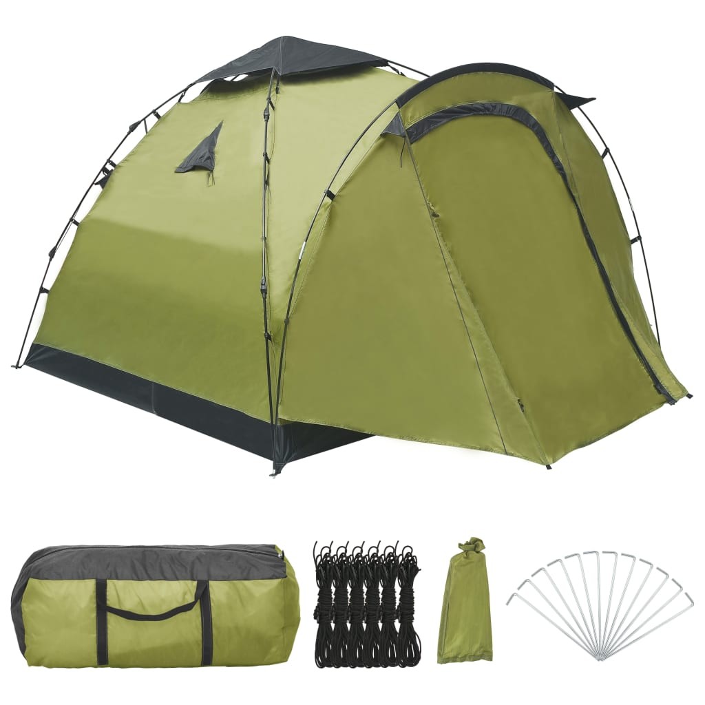 Pop Up Camping Tent 3 Person Green